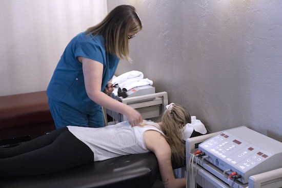 Childs Family Chiropractic patient treatment